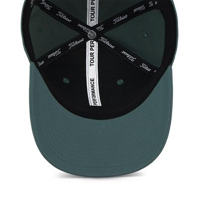 Titleist Junior Tour Performance Golf Cap - Eucalyptus/White - thumbnail image 3