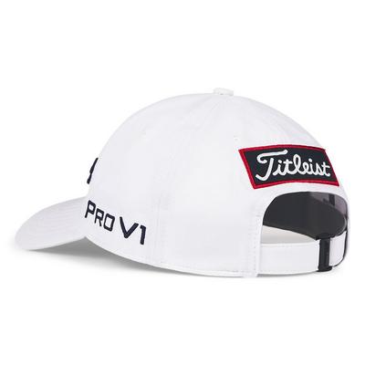 Titleist Junior Tour Performance Golf Cap - White/Navy - thumbnail image 2