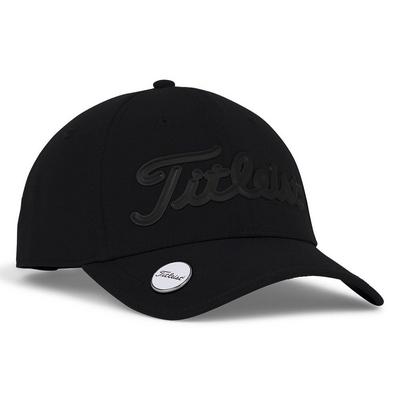 Titleist Players Performance Ball Marker Cap - Black/Black - thumbnail image 2