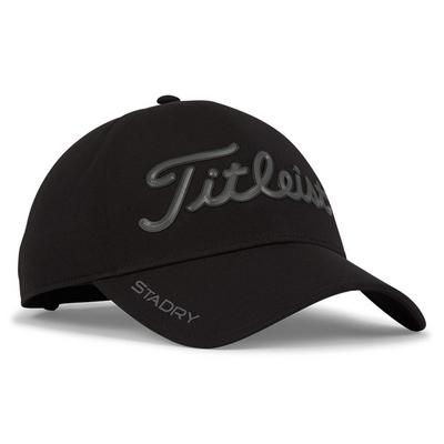 Titleist Players StaDry Waterproof Golf Cap - Black/Charcoal - thumbnail image 2