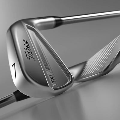 Titleist T100 Golf Irons - Steel - thumbnail image 6