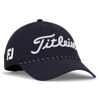 Titleist Tour Breezer Golf Cap - Navy/White - thumbnail image 2