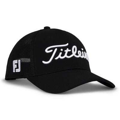 Titleist Tour Mesh Cap - Black/White - thumbnail image 2