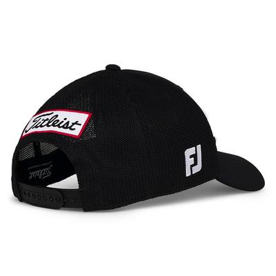 Titleist Tour Mesh Cap - Black/White - thumbnail image 4