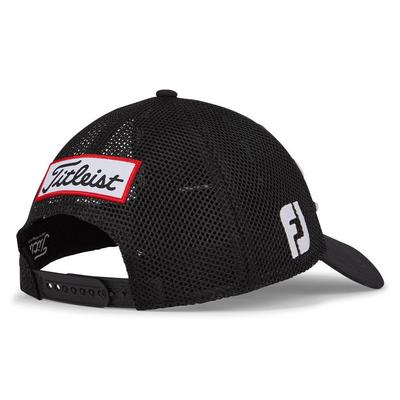 Titleist Tour Performace Mesh Golf Cap - Black/White - thumbnail image 4