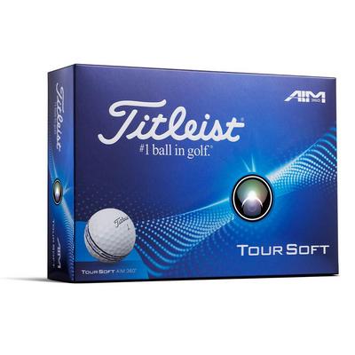 Titleist Tour Soft AIM 360 Golf Balls - White - thumbnail image 1
