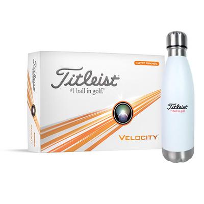 Titleist Velocity Golf Balls - Orange (Double Dozen Offer) - thumbnail image 1