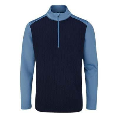 Ping Tobi Half Zip Fleece Midlayer Golf Sweater - Navy