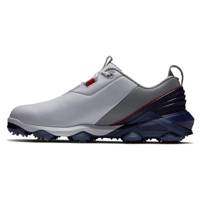 FootJoy Tour Alpha Golf Shoes - White/Navy/Grey - thumbnail image 2