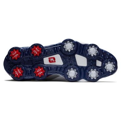 FootJoy Tour Alpha Golf Shoes - White/Navy/Grey - thumbnail image 3