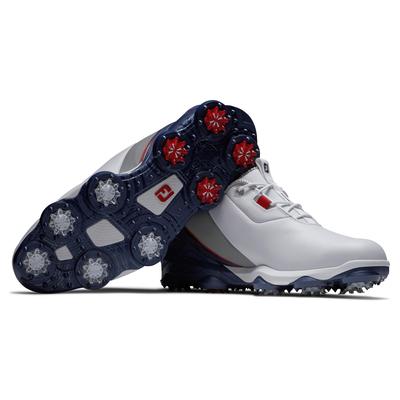 FootJoy Tour Alpha Golf Shoes - White/Navy/Grey - thumbnail image 5