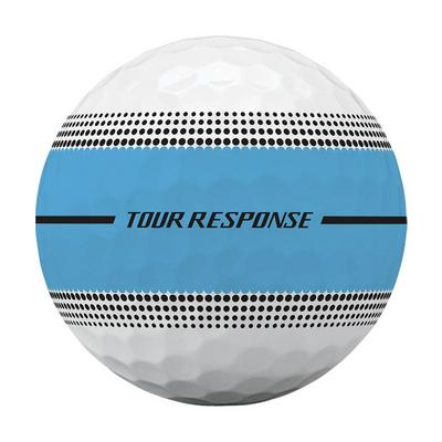 TaylorMade Tour Response Stripe Golf Balls - White/Blue - thumbnail image 5