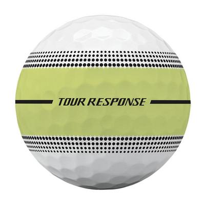 TaylorMade Tour Response Stripe Golf Balls - White/Yellow - thumbnail image 5