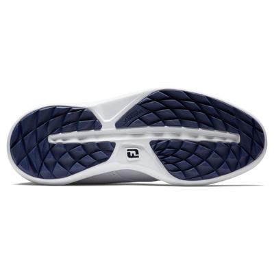 FootJoy Traditions Spikeless Golf Shoe - White/Navy - thumbnail image 3