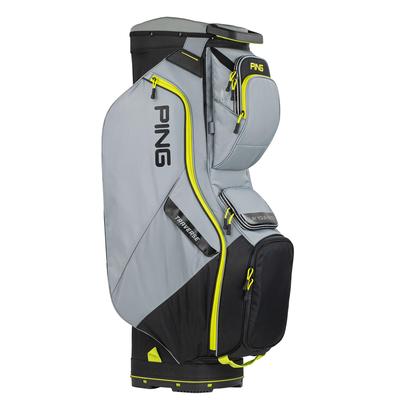 Ping Traverse 214 Golf Cart Bag - Black/Iron Grey/Neon Yellow