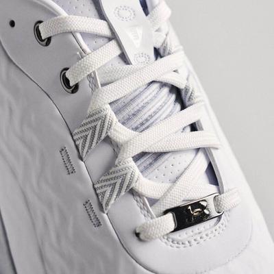 Under Armour UA Drive Pro Clone Spikeless Golf Shoes - White/White/Silver - thumbnail image 7