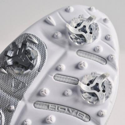 Under Armour UA Drive Pro Clone Golf Shoes - White/White/Gun Metal - thumbnail image 9