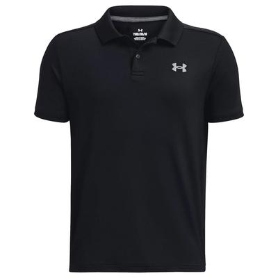 Under Armour UA Junior Performance Golf Polo Shirt - Black