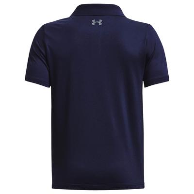 Under Armour UA Junior Performance Golf Polo Shirt - Midnight Navy - thumbnail image 2