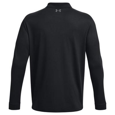 Under Armour UA Performance 3.0 Long Sleeve Golf Polo - Black - thumbnail image 2