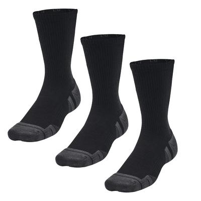 Under Armour Performance Tech Crew Socks 3-Pair Pack - Black