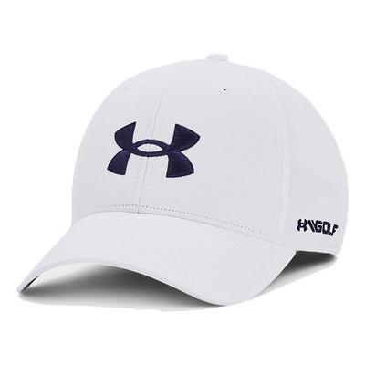 Under Armour 96 Golf Cap - White/Navy - thumbnail image 1