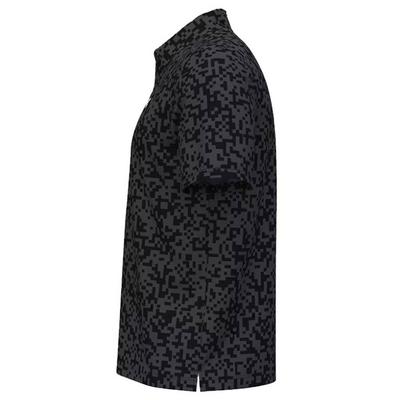 Under Armour Tee To Green Printed Golf Polo Shirt - Black/Castlerock/White - thumbnail image 3