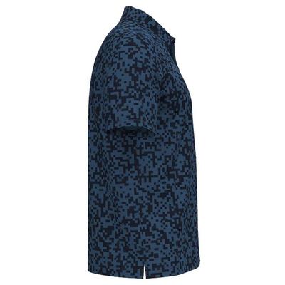 Under Armour Tee To Green Printed Golf Polo Shirt - Midnight Navy/Blue Atlantis/White - thumbnail image 4