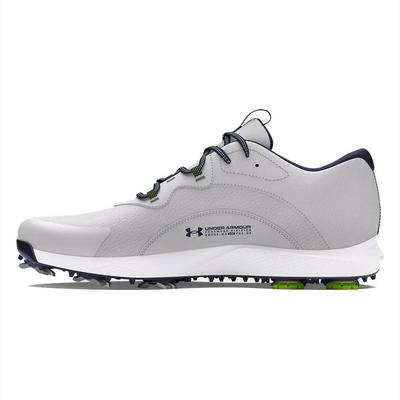 Under Armour UA Charged Draw 2 Wide Golf Shoes - Halo Grey - thumbnail image 2