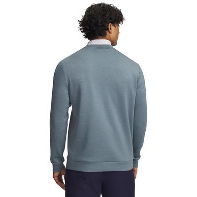 Under Armour UA Drive Midlayer Crew Golf Sweater - Jasper Blue - thumbnail image 2