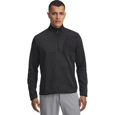 Under Armour UA Drive Midlayer SweaterFleece Golf Top - Black/Anthracite/Black