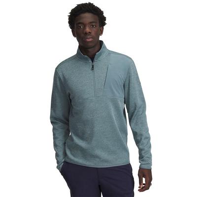 Under Armour UA Drive Midlayer SweaterFleece Golf Top - Jasper Blue/Serpentine/Jasper Blue