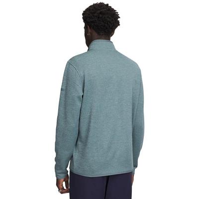 Under Armour UA Drive Midlayer SweaterFleece Golf Top - Jasper Blue/Serpentine/Jasper Blue - thumbnail image 2