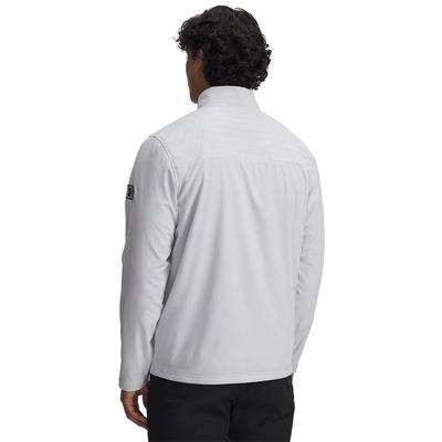Under Armour UA Drive Pro Full-Zip Golf Top - Halo Gray/Black - thumbnail image 2