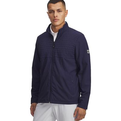 Under Armour UA Drive Pro Full-Zip Golf Top - Midnight Navy/Black
