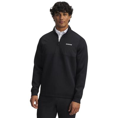 Under Armour UA Drive Pro Hybrid Golf Top - Black/Black