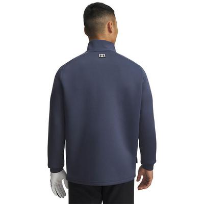 Under Armour UA Drive Pro Hybrid Golf Top - Downpour Gray/Black - thumbnail image 2