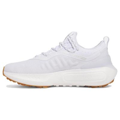 Under Armour UA Phantom Fore Golf Shoes - White/White/Halo Gray - thumbnail image 2