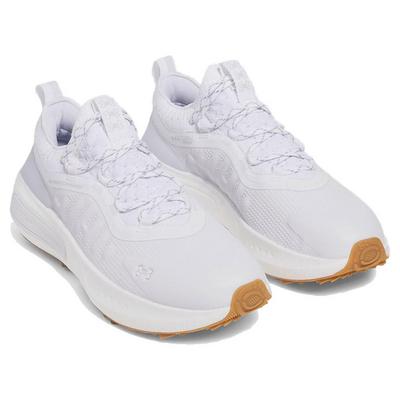 Under Armour UA Phantom Fore Golf Shoes - White/White/Halo Gray - thumbnail image 4