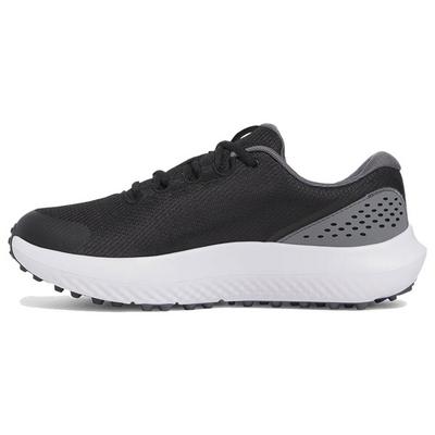 Under Armour UA Surge Golf Shoes - Black/Castlerock/Metallic Gun Metal - thumbnail image 2