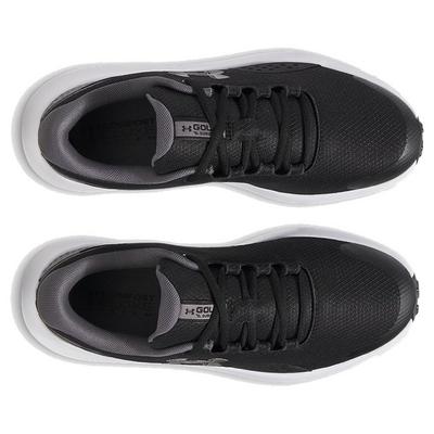 Under Armour UA Surge Golf Shoes - Black/Castlerock/Metallic Gun Metal - thumbnail image 3