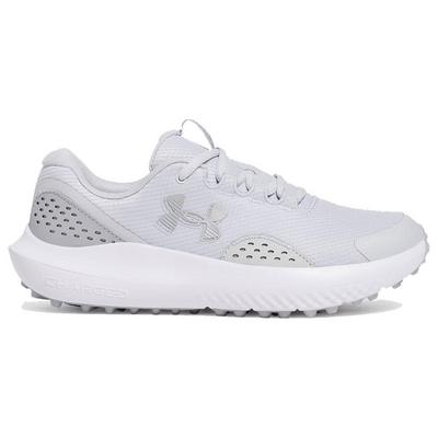 Under Armour UA Surge Golf Shoes - Halo Gray/Halo Gray/Metallic Silver