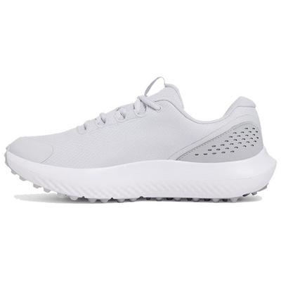 Under Armour UA Surge Golf Shoes - Halo Gray/Halo Gray/Metallic Silver - thumbnail image 2