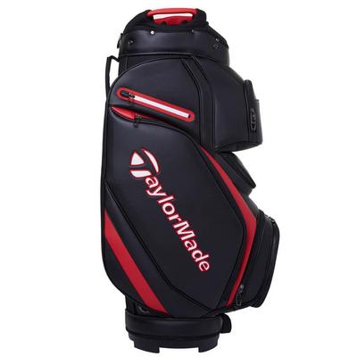 TaylorMade Deluxe Golf Cart Bag - Black/Red - thumbnail image 3
