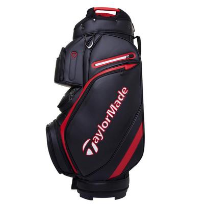 TaylorMade Deluxe Golf Cart Bag - Black/Red - thumbnail image 4