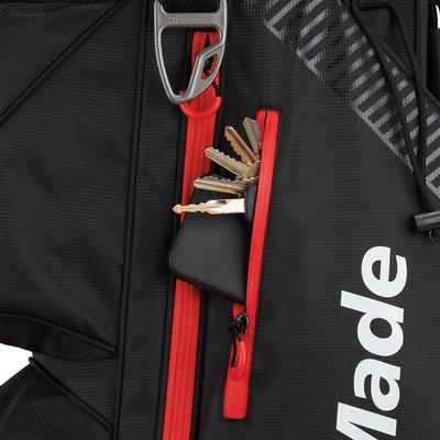 TaylorMade Pro Golf Cart Bag - Black/Red - thumbnail image 6