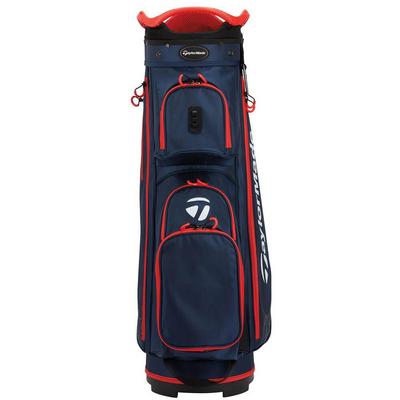 TaylorMade Pro Golf Cart Bag - Navy/Red - thumbnail image 2