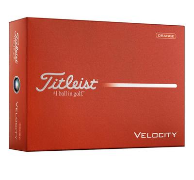 Titliest Velocity Orange Golf Balls