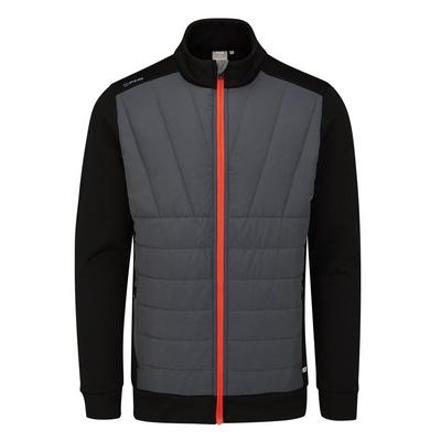 Ping Vernon Quilted Hybrid Golf Jacket - Asphalt/Black - thumbnail image 1