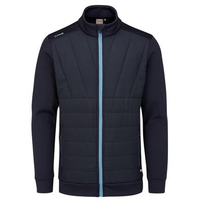 Ping Vernon Quilted Hybrid Golf Jacket - Navy